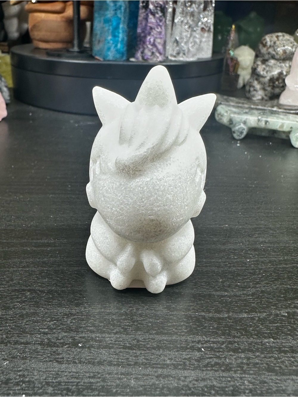 White Jade Unicorn Carving